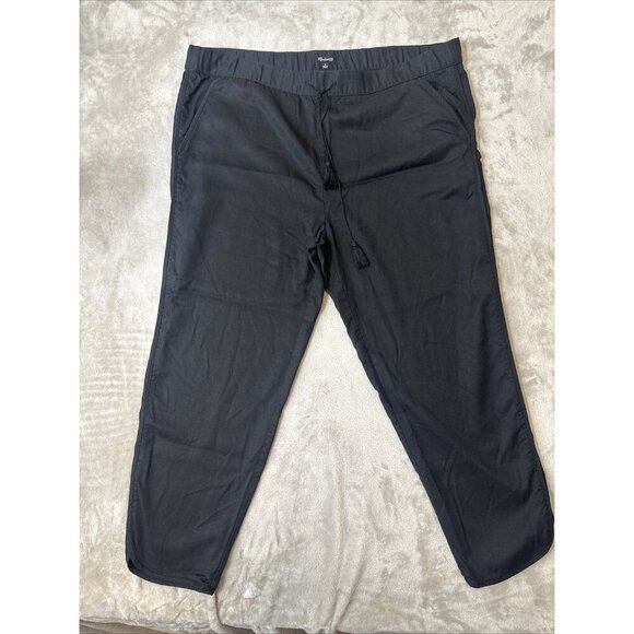 Women’s Madewell Pull On Pants Chino Ankle Size Large - Picture 4 of 14